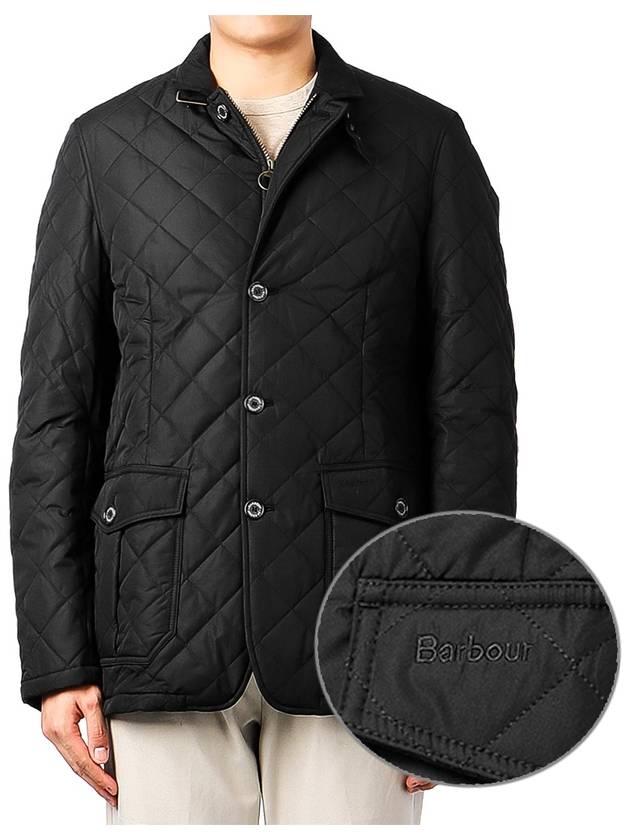 Men's Lutz Quilted Padding Black - BARBOUR - BALAAN 2