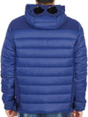 Goggles 5 Pocket Hooded Jacket Blue - CP COMPANY - BALAAN 7