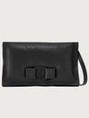 Viva Bow Mini Cross Bag Black - SALVATORE FERRAGAMO - BALAAN 2