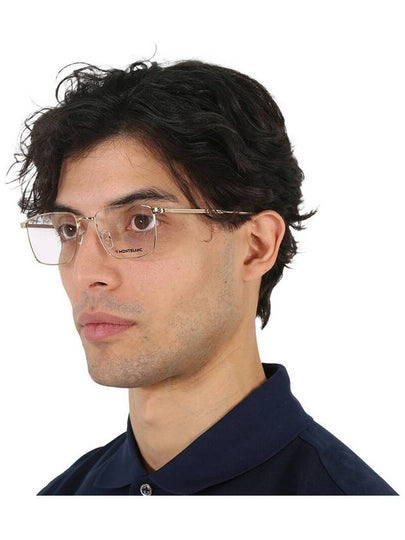 Montblanc Demo Rectangular Men's Eyeglasses MB0308O 001 54 - MONTBLANC - BALAAN 2