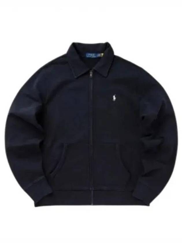 Embroidered Pony Logo Zip-Up Jacket Fade Black - POLO RALPH LAUREN - BALAAN 2