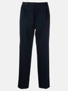 Men's Milano Stitch Wool Straight Pants Navy - MAISON MARGIELA - BALAAN 3