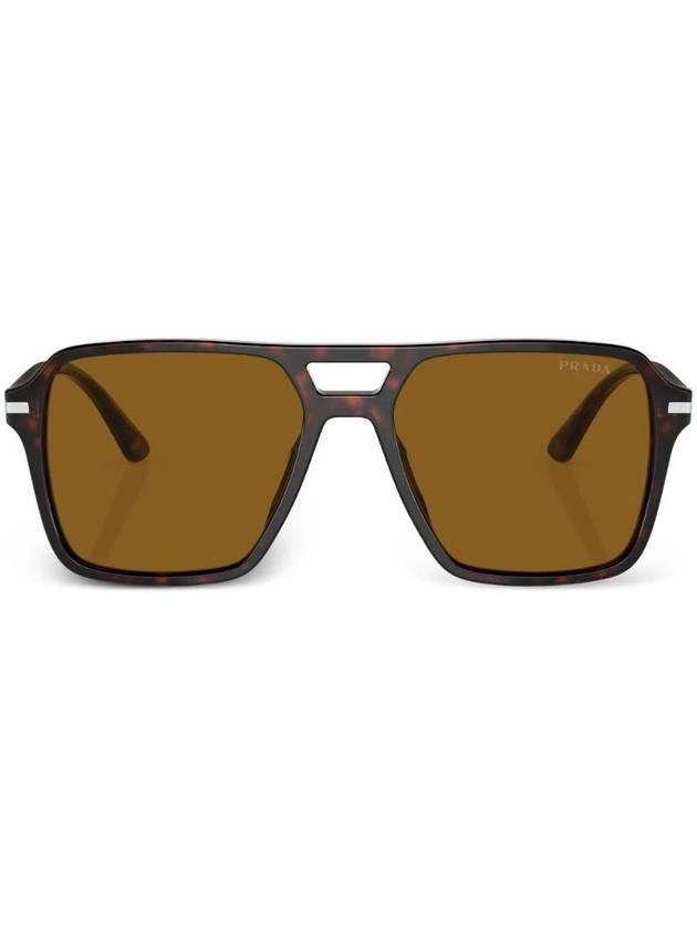 Eyewear Tortoiseshell Effect Navigator Sunglasses PR20YS16N0B0 - PRADA - BALAAN 1