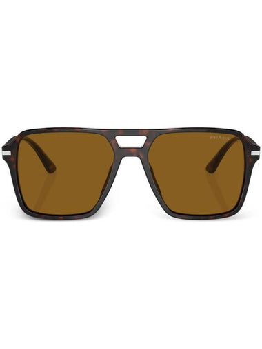 Eyewear Tortoiseshell Effect Navigator Sunglasses PR20YS16N0B0 - PRADA - BALAAN 1