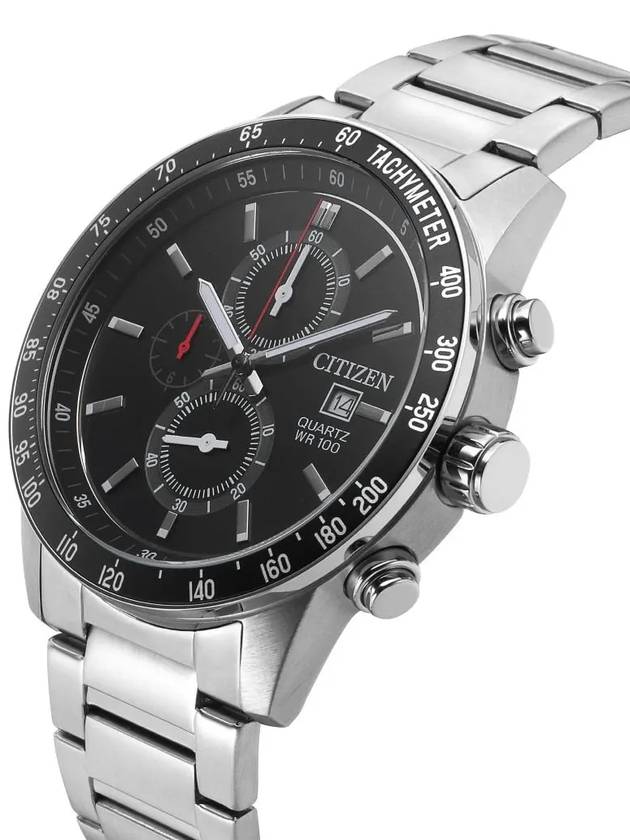 Chronograph Quartz Metal Watch Black - CITIZEN - BALAAN 4