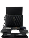 Monogram Matelasse Clutch Small 379039 - SAINT LAURENT - BALAAN 1