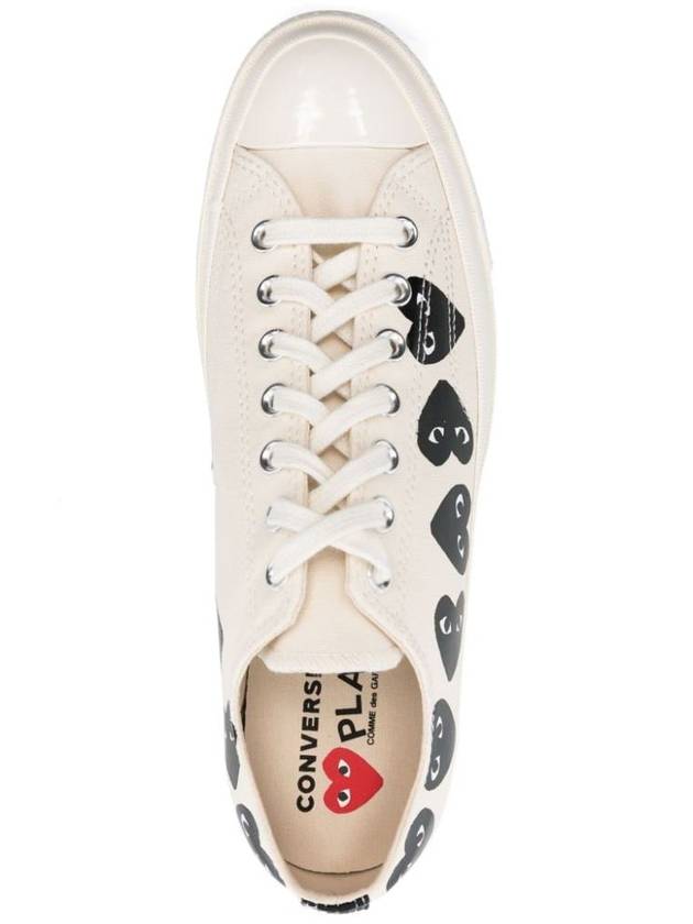 Heart Logo Chuck Taylor All Star Low Top Sneakers White - COMME DES GARCONS PLAY - BALAAN 4