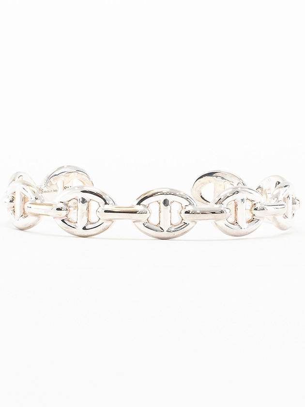 Hermes Medium Chaine D'ancre Enchainee Bracelet Sterling Silver - HERMES - BALAAN 3