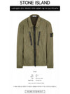 Garment Dyed Crinkle Reps Over Long Sleeve Shirt Olive - STONE ISLAND - BALAAN 3