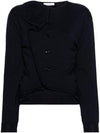 Trompe L'Oeil Cardigan Navy - LEMAIRE - BALAAN 2