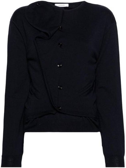 Trompe L'Oeil Cardigan Navy - LEMAIRE - BALAAN 2