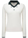 Official W LOGO POINT CABLE SWEATER OW - ANEWGOLF - BALAAN 1