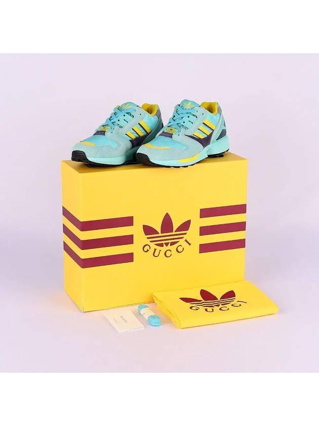 ZX8000 Low-Top Sneakers Aquamarine - GUCCI - BALAAN 7