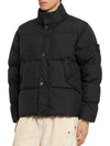 Garment Dyed Crinkle Reps Down Padding Black - STONE ISLAND - BALAAN 5