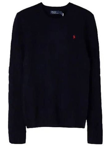 Pony logo embroidered cable knit - POLO RALPH LAUREN - BALAAN 1