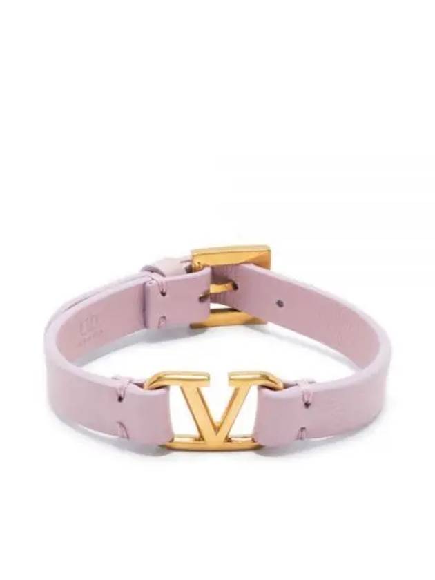 V Logo Bracelet Pink - VALENTINO - BALAAN 2