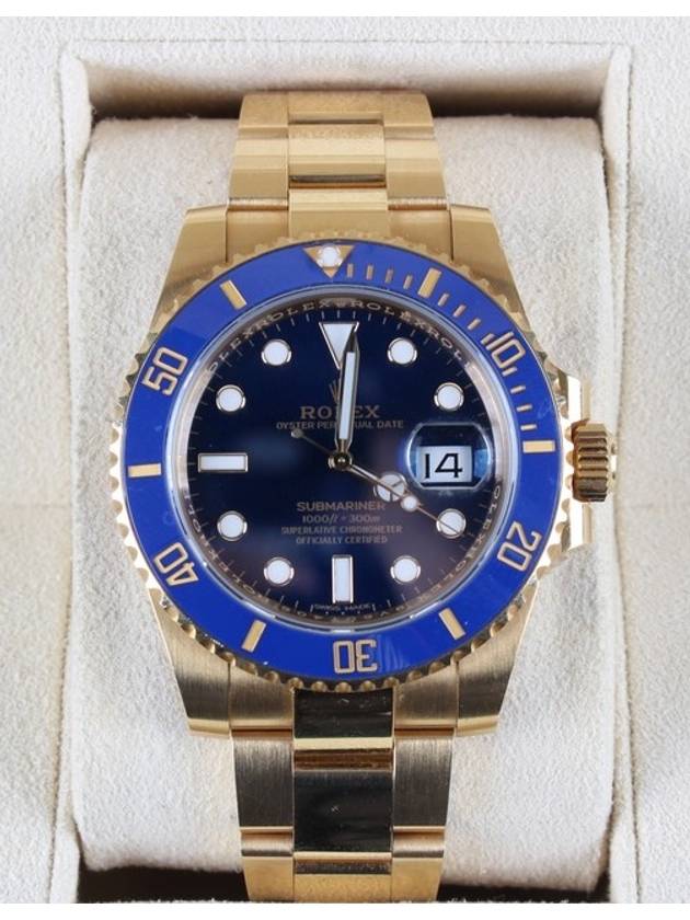 Rolex Submariner Blue Plate Gold Box 19 Years Old - ROLEX - BALAAN 3