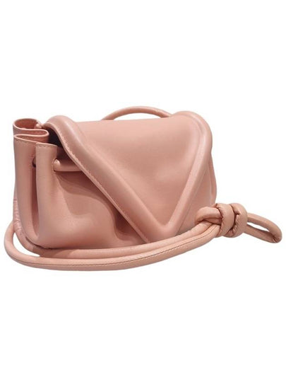 658521 Pink leather big flap small cross bag - BOTTEGA VENETA - BALAAN 2