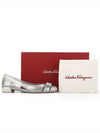 Vara Bow Jelly Ballet Flat Silver - SALVATORE FERRAGAMO - BALAAN 5