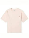 Crew Neck Short Sleeve T-Shirt Powder Pink - ACNE STUDIOS - BALAAN 2