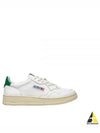 Medalist Green Tab Leather Low Top Sneakers White - AUTRY - BALAAN 2