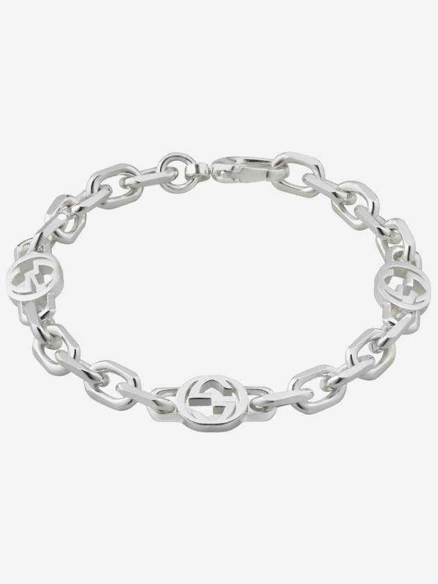 Interlocking G Chain Bracelet Silver - GUCCI - BALAAN 2