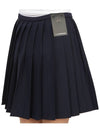 Women's SIERRA Pleated Skirt Navy - J.LINDEBERG - BALAAN 11