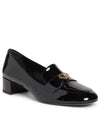 Triangle Logo Patent Leather Loafers Black - PRADA - BALAAN 3