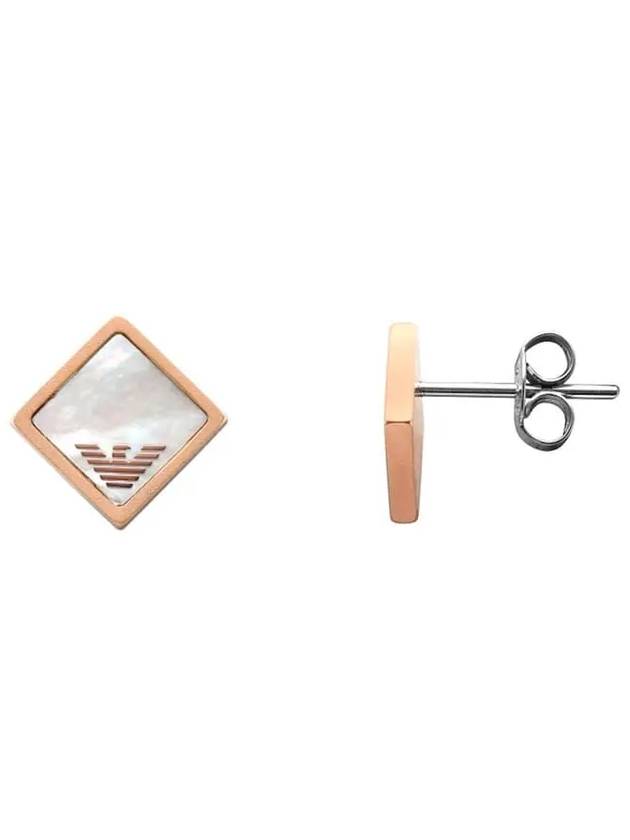 Kappa Metal Watch Earrings Pink Gold - EMPORIO ARMANI - BALAAN 5