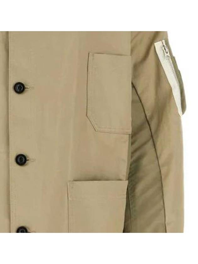 Cotton Jacket Beige - SACAI - BALAAN 4