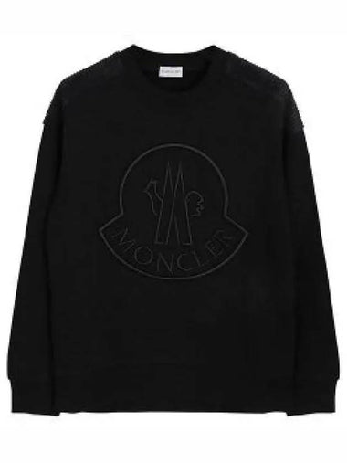 8G00042 899U5 999 Embroidered Logo Sweatshirt - MONCLER - BALAAN 1