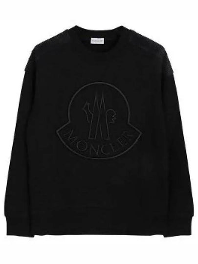 8G00042 899U5 999 Embroidered Logo Sweatshirt - MONCLER - BALAAN 1