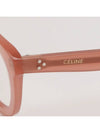 Glasses frame CL5004IN 074 pink transparent square horn - CELINE - BALAAN 5