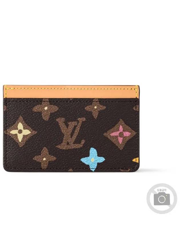 Monogram Craggy Card Holder Chocolate - LOUIS VUITTON - BALAAN 2