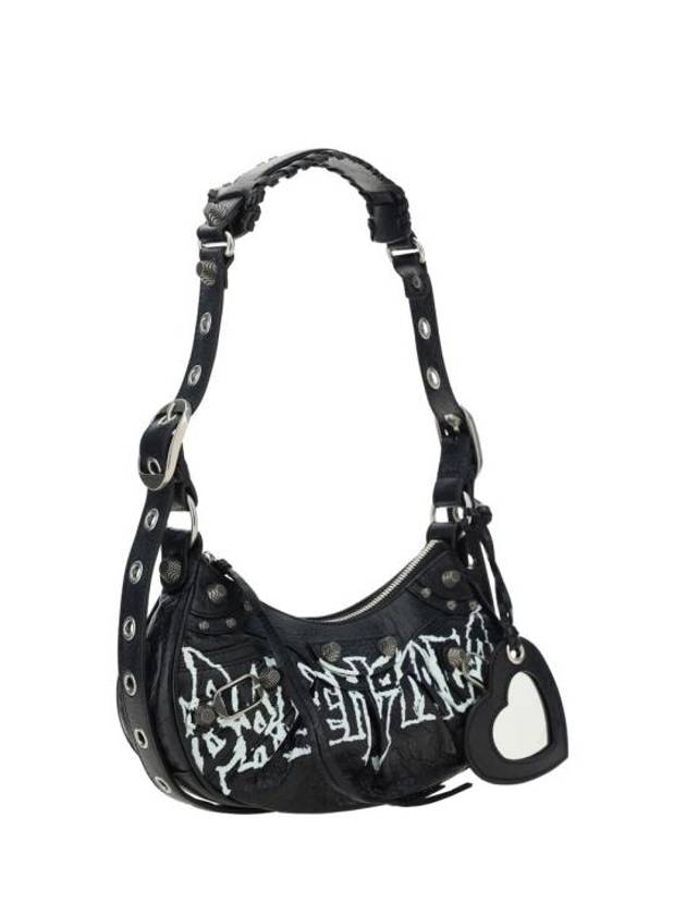 Le Cargol XS DIY Metal Lambskin Shoulder Bag Black - BALENCIAGA - BALAAN 3