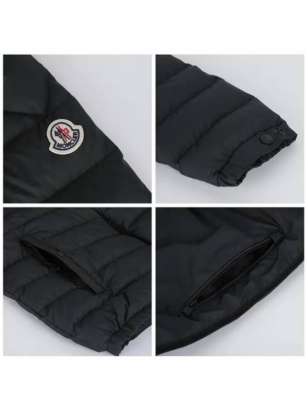 Chevrerie Hooded Short Down Padding Black - MONCLER - BALAAN 7