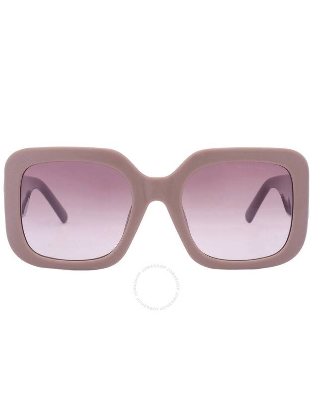 Marc Jacobs Brown Gradient Square Ladies Sunglasses MARC 647/S 0690/HA 53 - MARC JACOBS - BALAAN 1