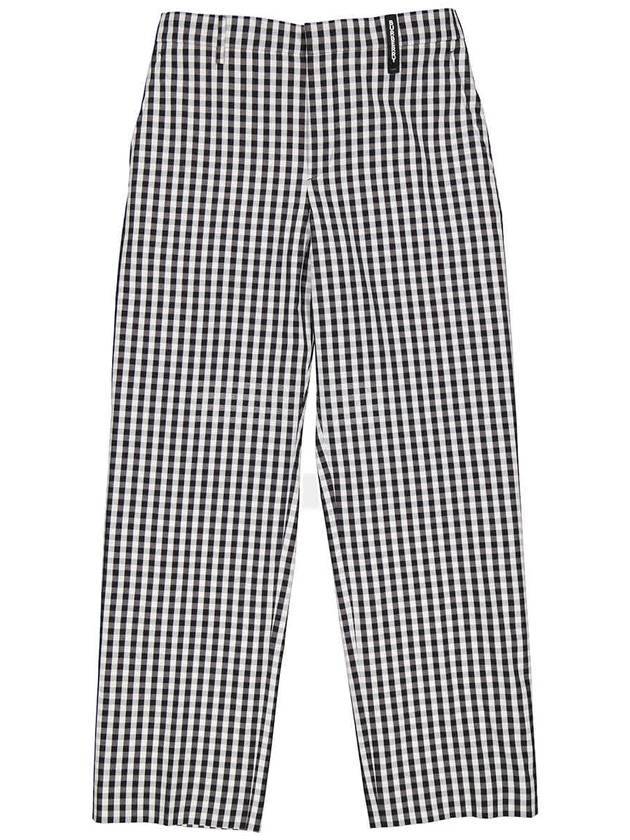 Men's Technical Wool Straight Pants Black - BURBERRY - BALAAN 1