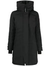 Lorette Hooded Padding Parka Black - CANADA GOOSE - BALAAN 2