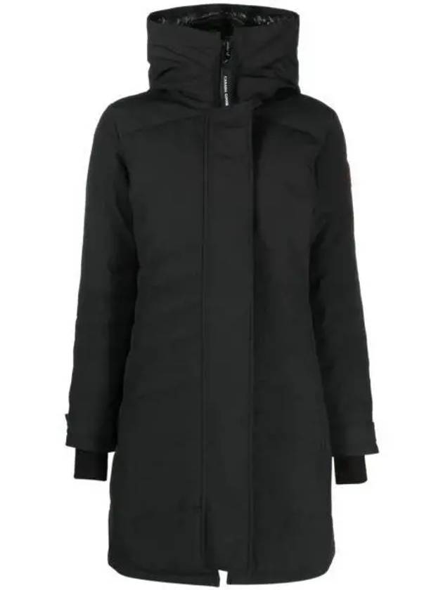 Lorette Hooded Padding Parka Black - CANADA GOOSE - BALAAN 2