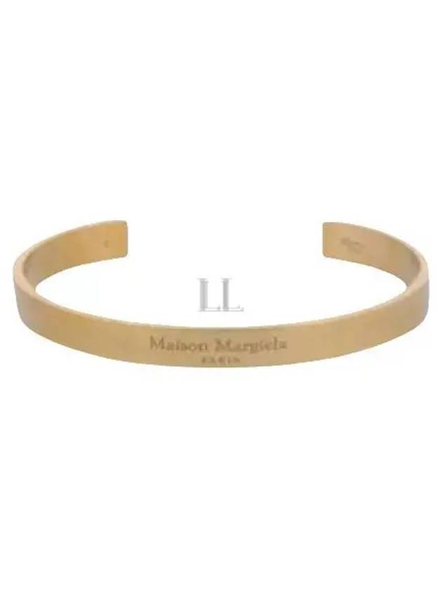 Ingraving Logo Cuff Bracelet Gold - MAISON MARGIELA - BALAAN 2