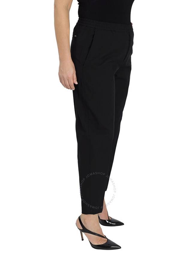 Emporio Armani Ladies Black Casual Cotton Stretch Trousers, Brand Size 50 (US Size 14) - EMPORIO ARMANI - BALAAN 3