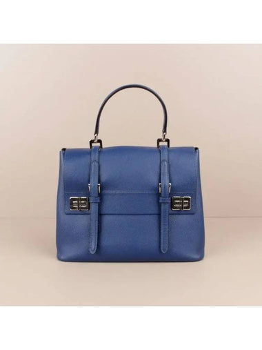 Unused display item Prada Saffiano Cuir Top Handle Tote Bag Blue BN2821 2A4A F0KKA - LOUIS VUITTON - BALAAN 1