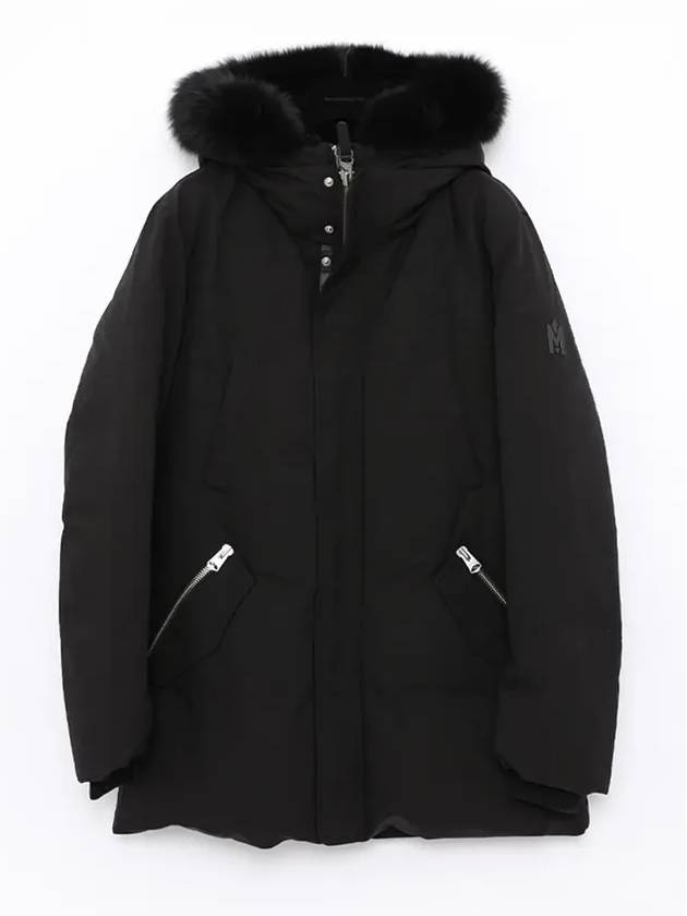 EDWARD BX BLACK black fur padded jacket - MACKAGE - BALAAN 2