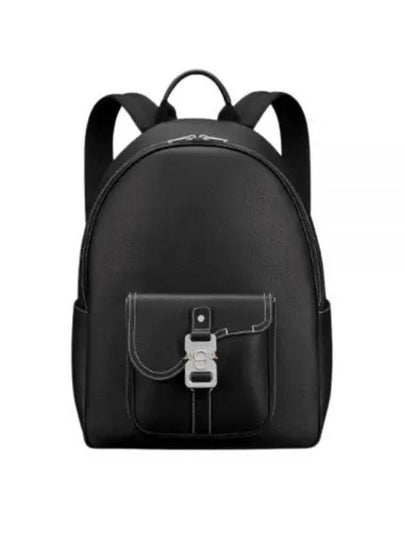 Saddle Zipper Backpack Black - DIOR - BALAAN 2