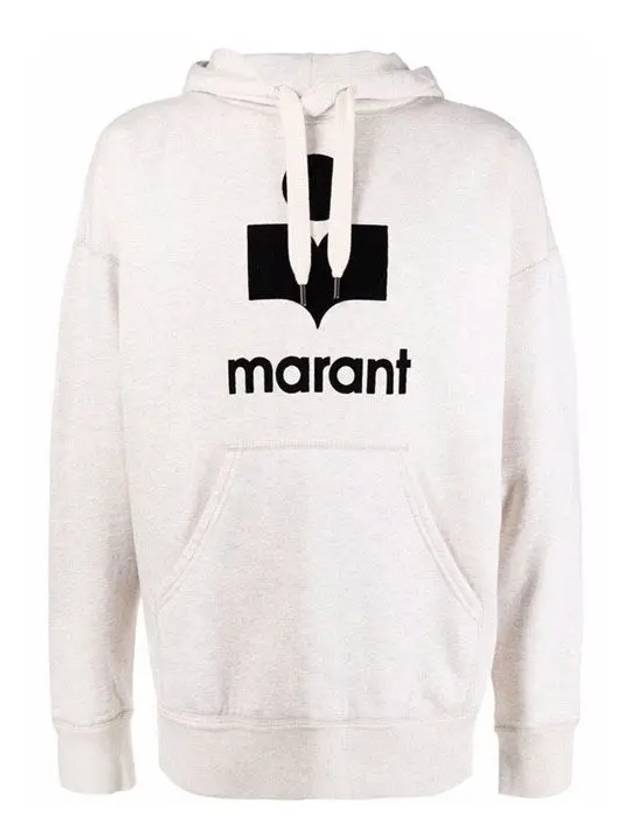 Miley Flock Logo Hoodie Beige - ISABEL MARANT - BALAAN 2