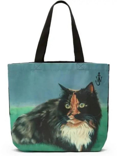 Cat Graphic Reversible Tote Bag - JW ANDERSON - BALAAN 2