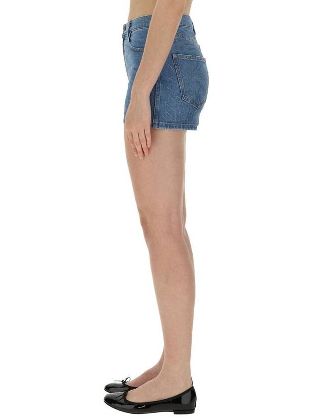 Rotate Birger Christensen Denim Shorts - ROTATE - BALAAN 3