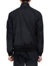 Garment Dyed Crinkle Reps R Nylon Jacket Black - STONE ISLAND - BALAAN 6