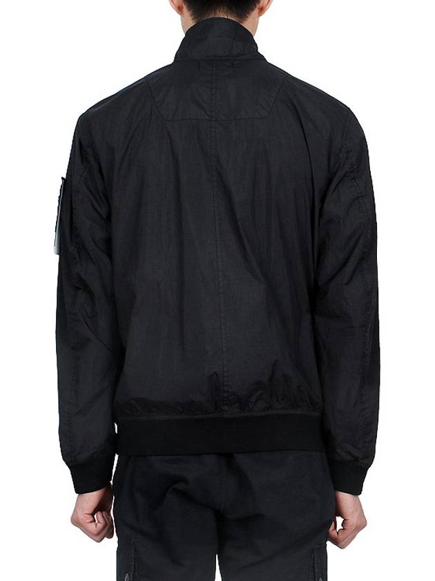 Garment Dyed Crinkle Reps R Nylon Jacket Black - STONE ISLAND - BALAAN 6